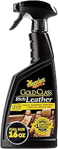 Meguiar's Gold Class Rich Leather Cleaner and Conditioner 3-in-1 Spray